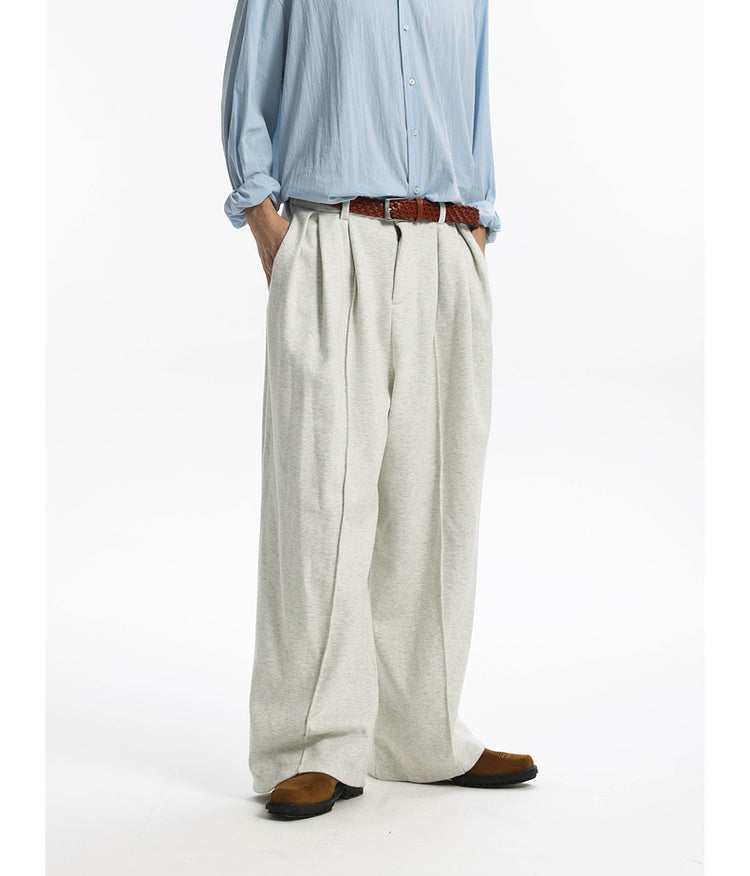 Wide Knit Casual Pants