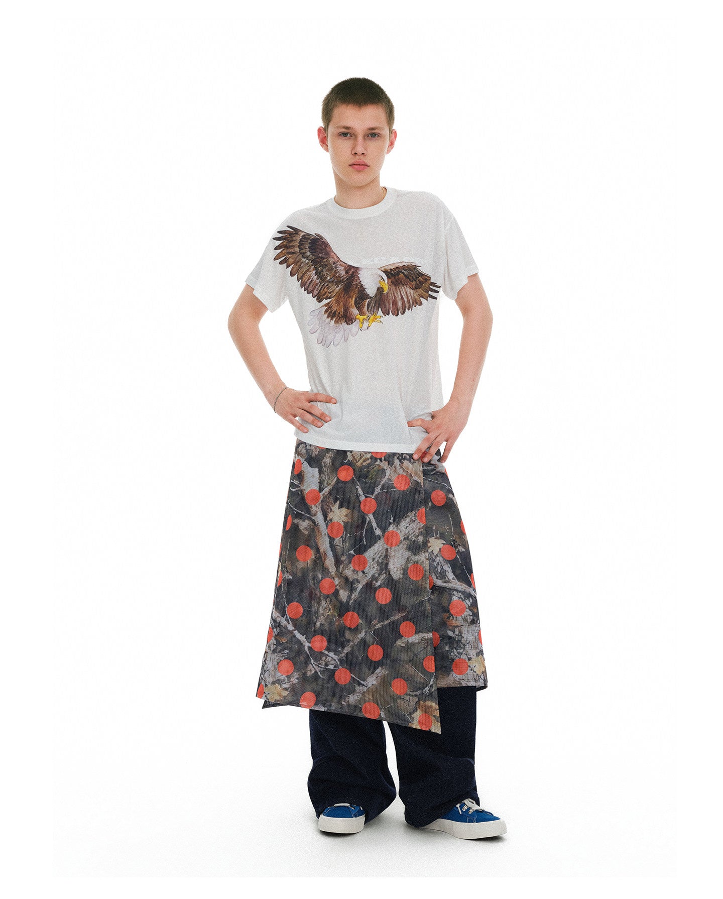 Lightweight, Loose-Fit Regular-Shoulder T-Shirt