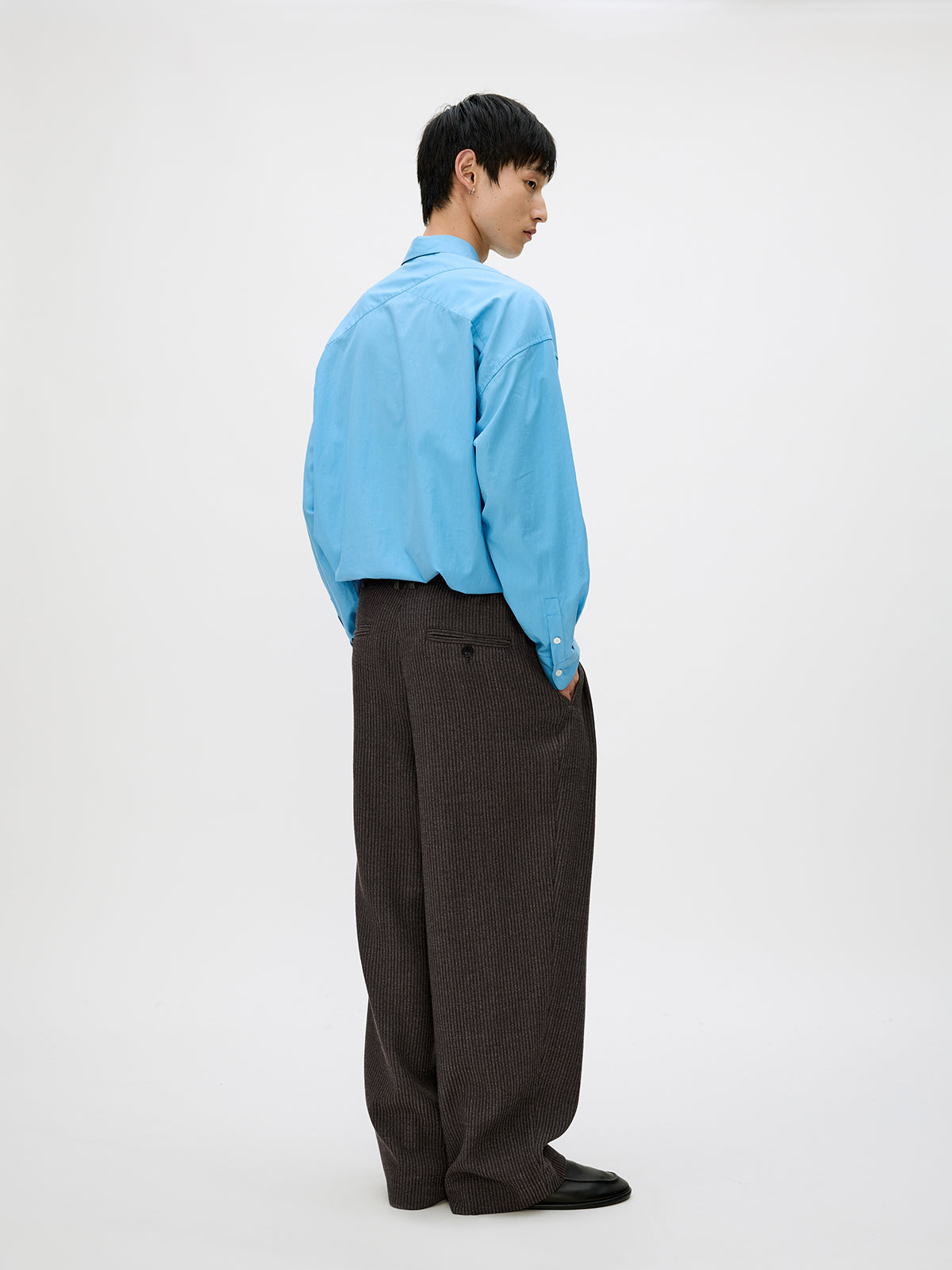 Loose Double-Pleated Casual Pants