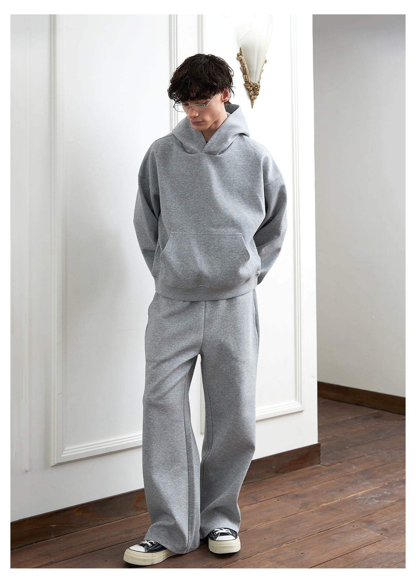 Short-Length Box Hoodie Set
