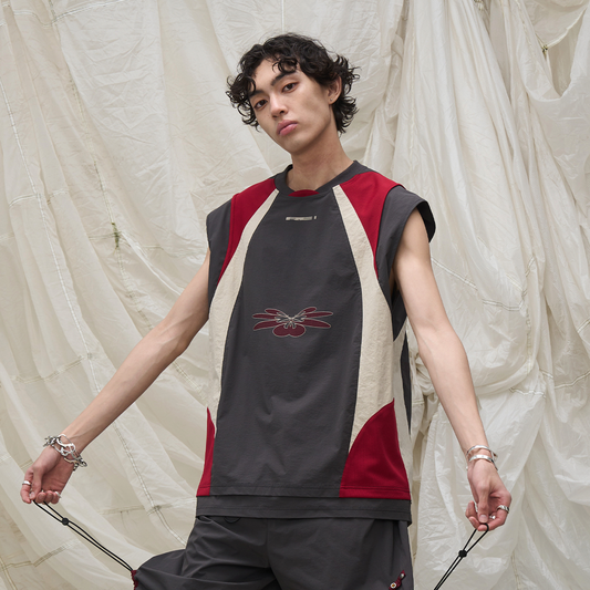 Nylon Contrast Vest