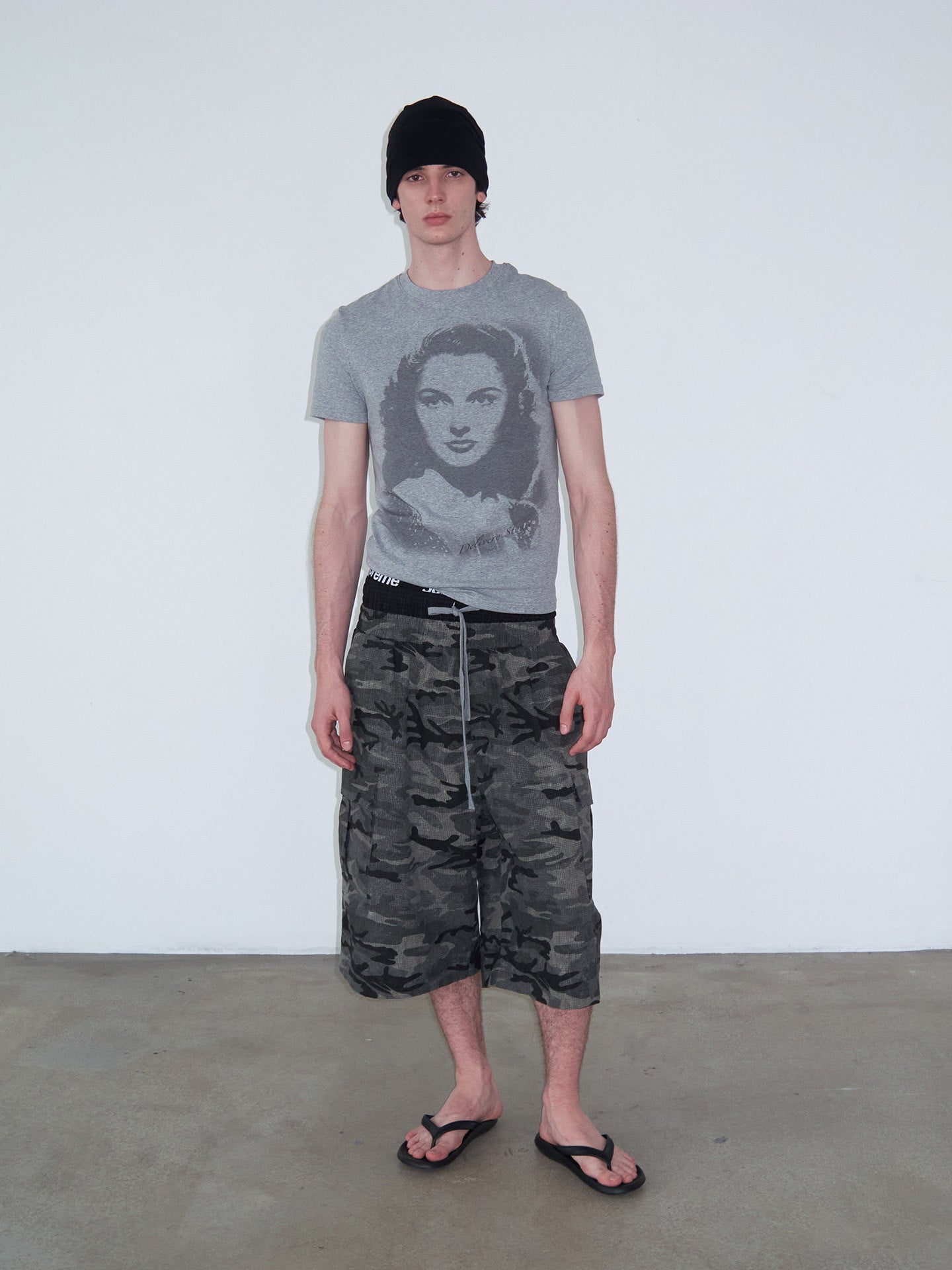 Patchwork Check Faux Two-Piece Shorts