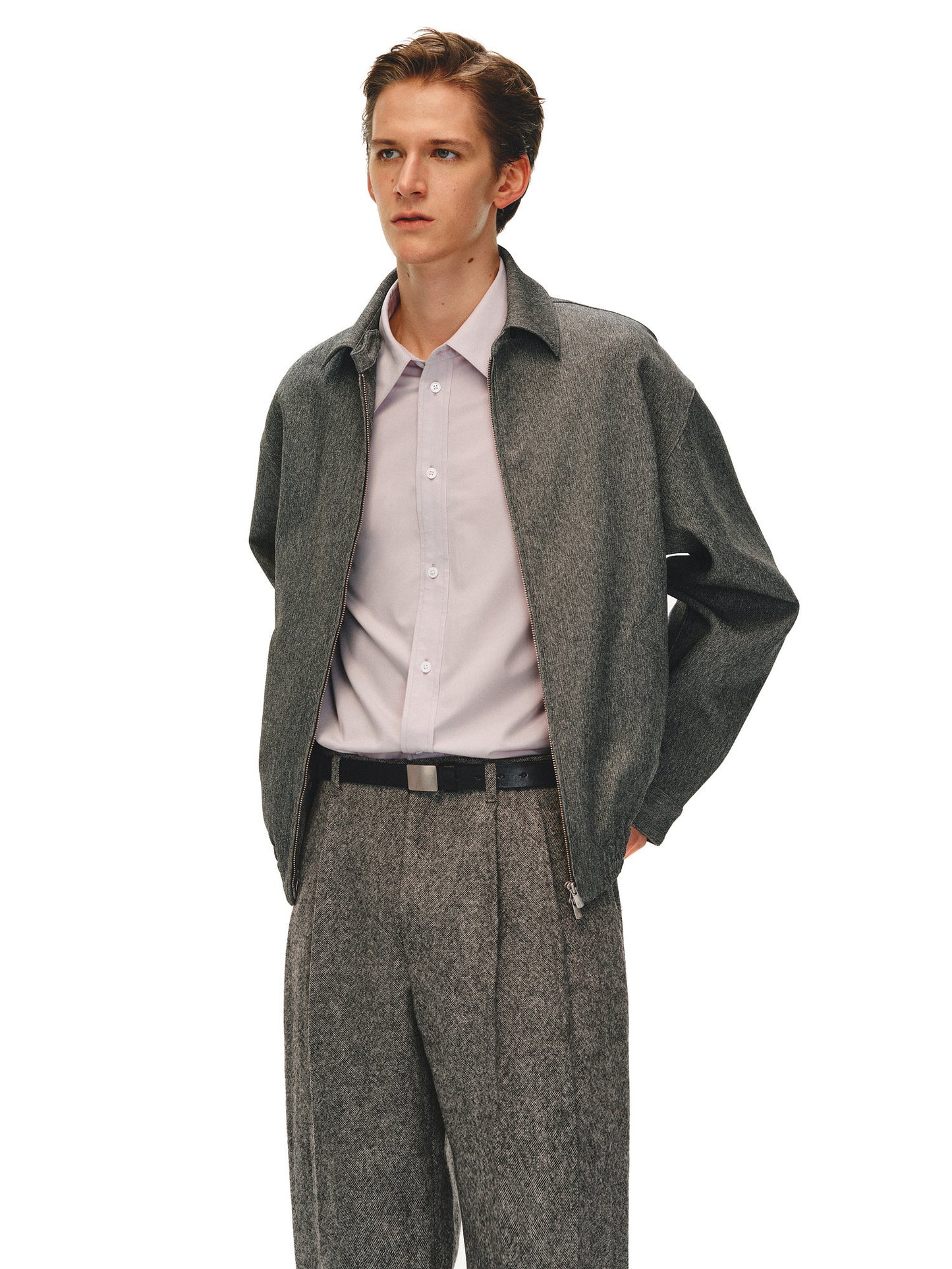 Snowflake Texture Lapel Jacket