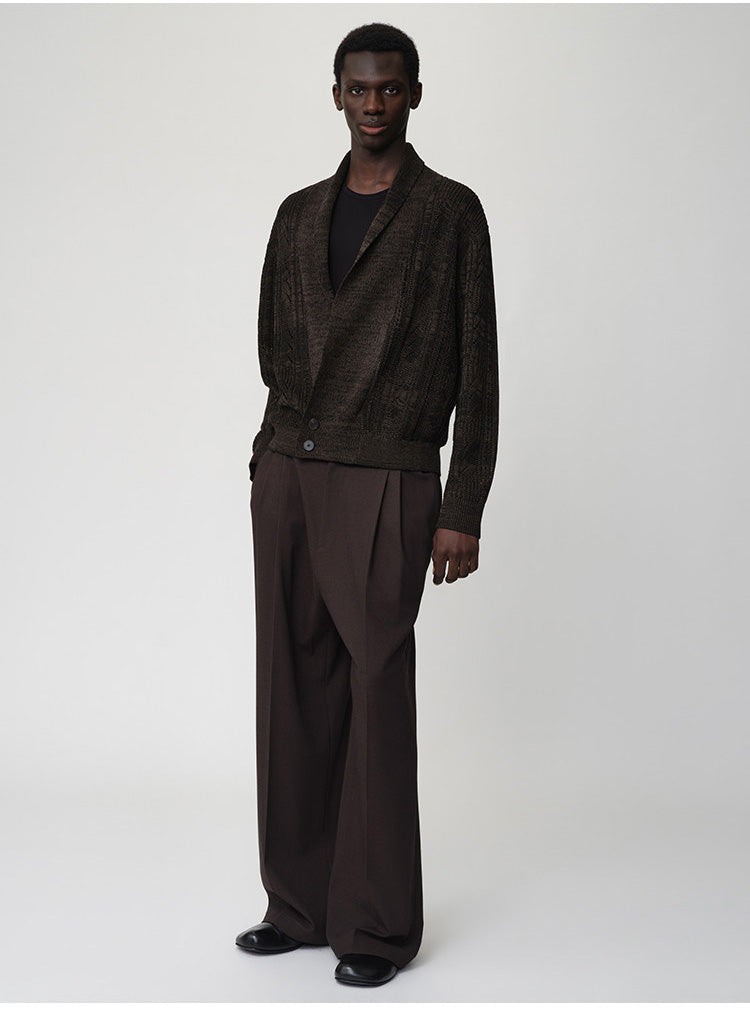 Openwork Knit Loose Cardigan