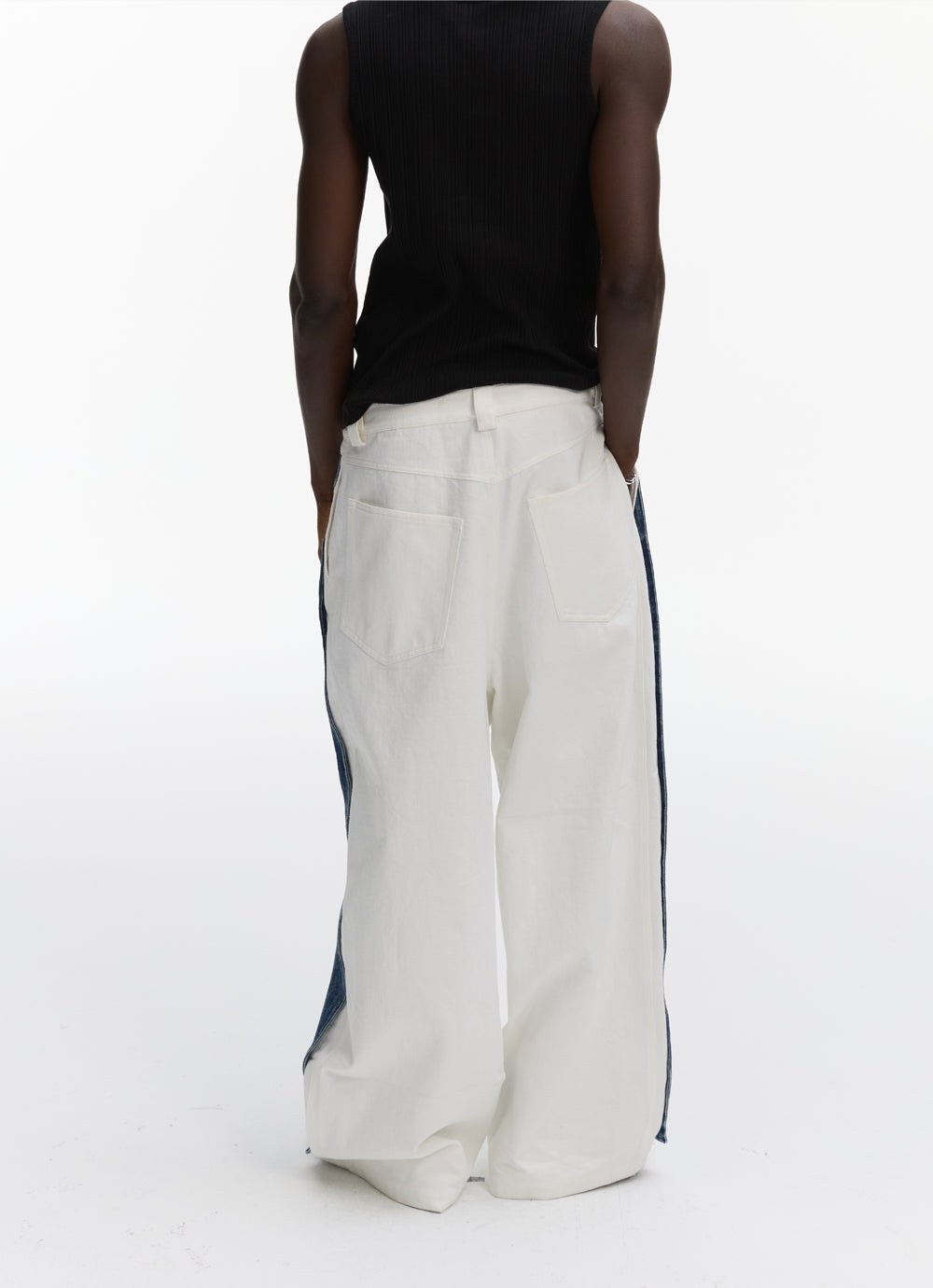 Double Layer Denim Pants