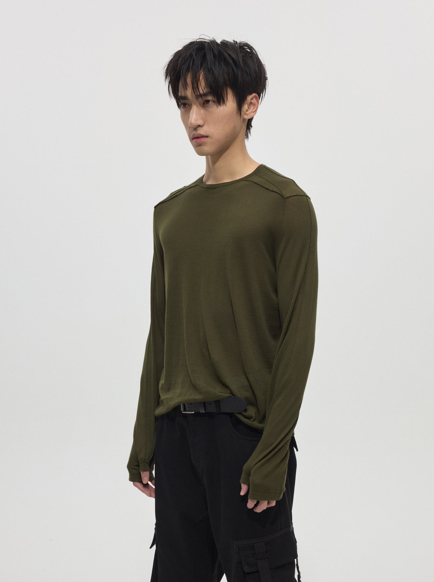 Lightweight Cotton Pullover T-Shirt