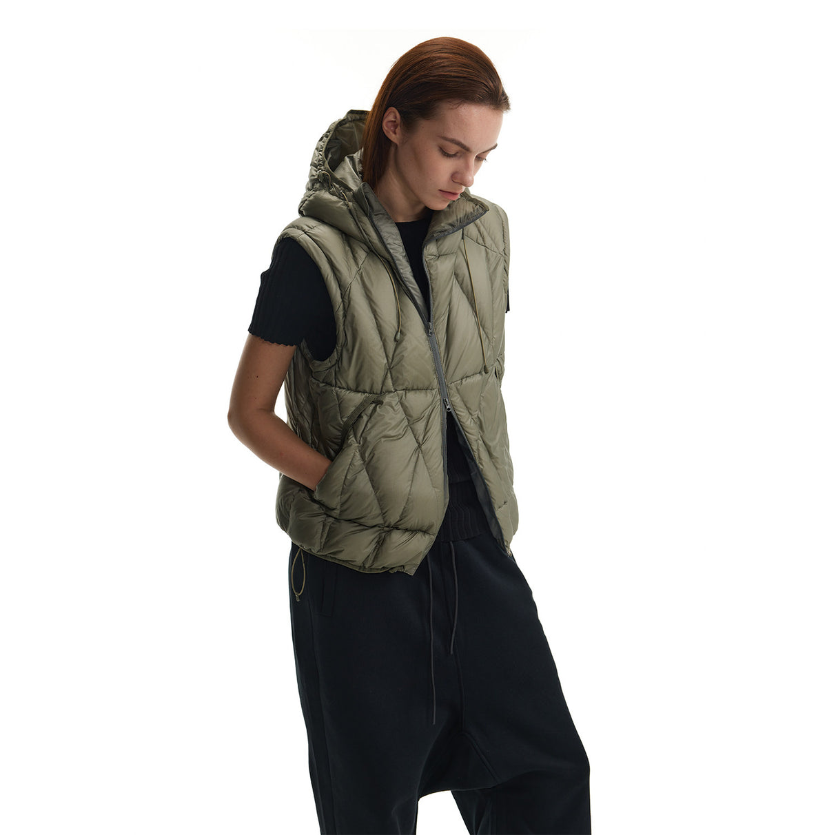 Detachable Sleeves Down Jacket