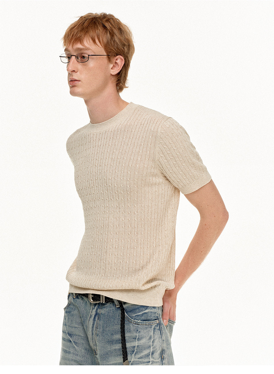 Niche Design Knit Shirt