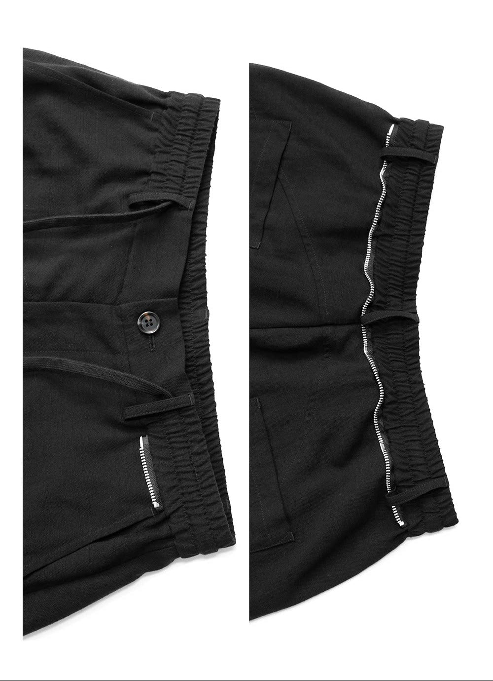 Deconstructed Cropped Pants