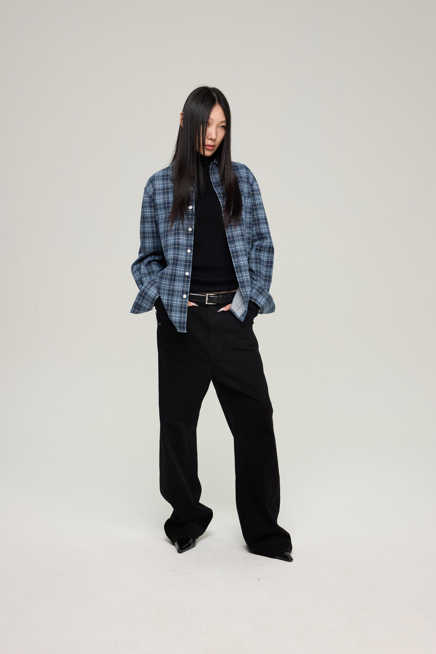 Faux flannel shirt