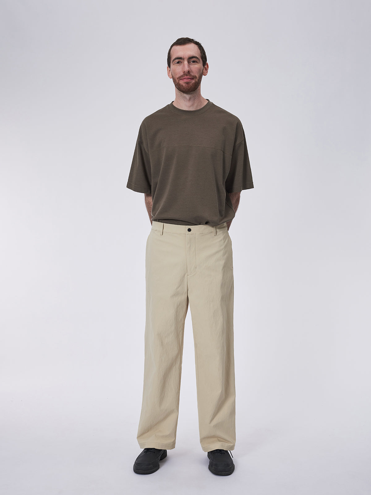 Water-repellent Straight Pants