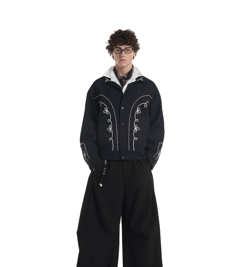 Western Cuban Collar Jacket