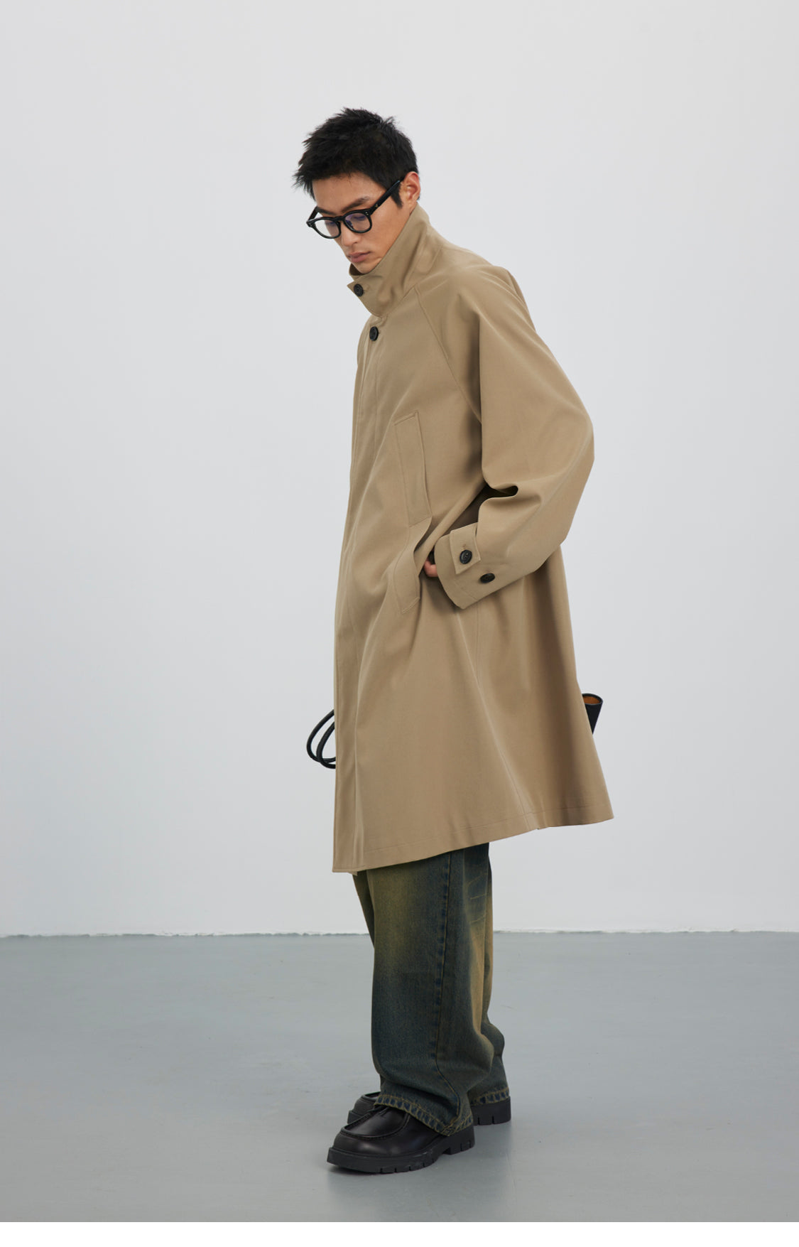 High-end mid-length coat
