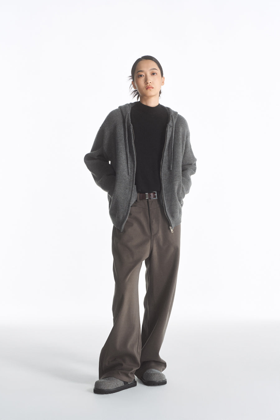 Drawstring Hooded Sweater