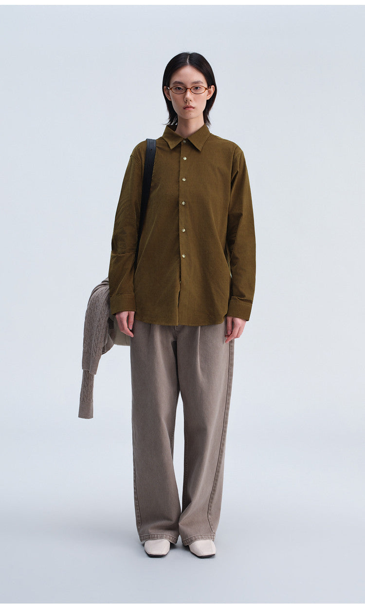 Retro Corduroy Shirt
