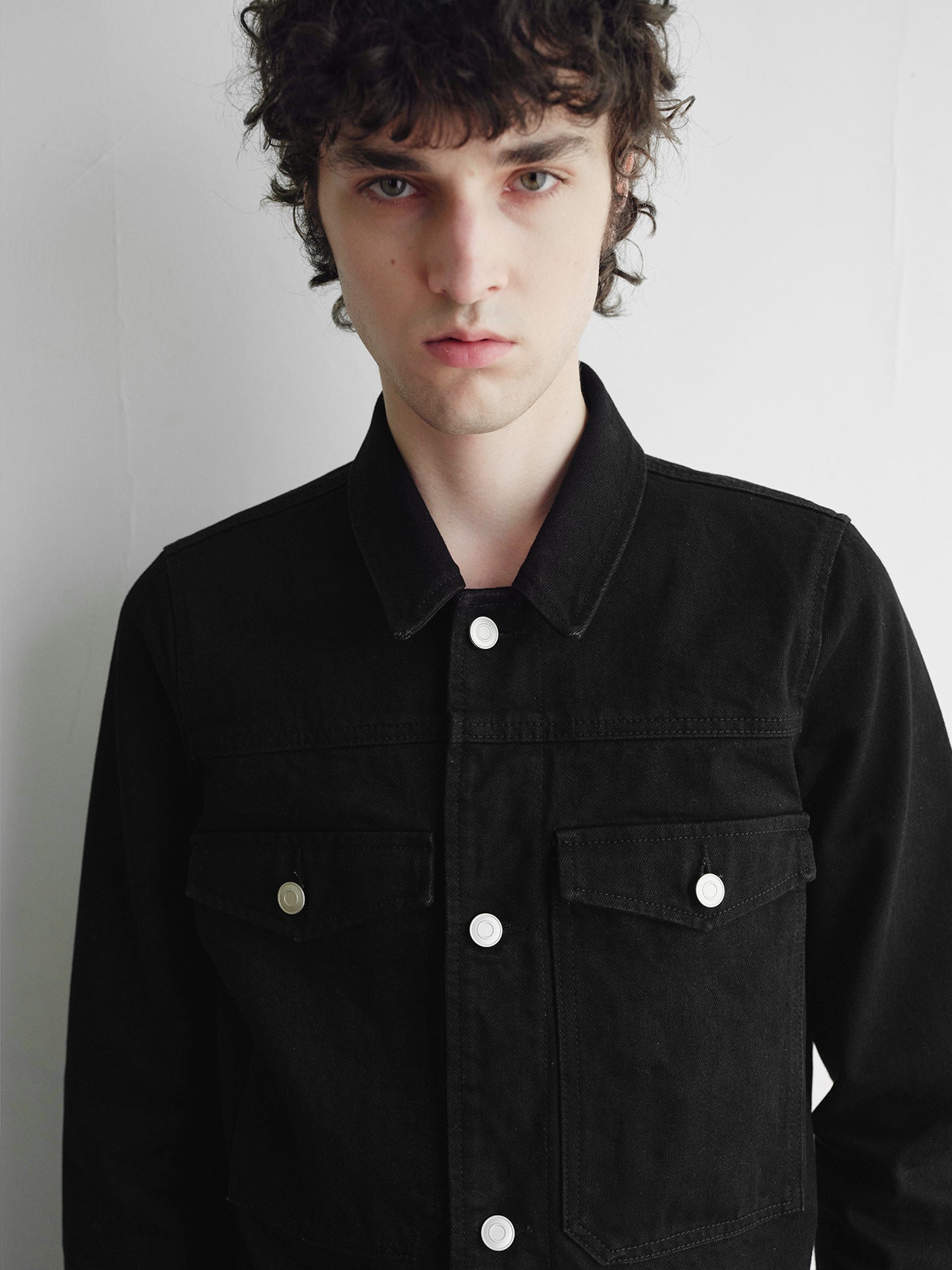 Carbon Black Denim Jacket