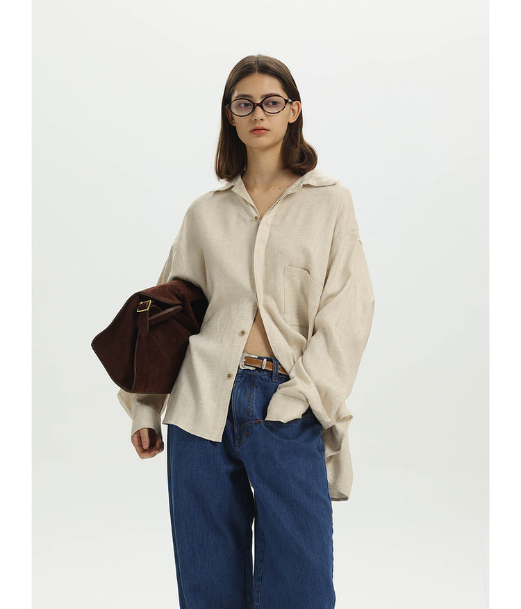 Wrinkle-resistant casual shirt