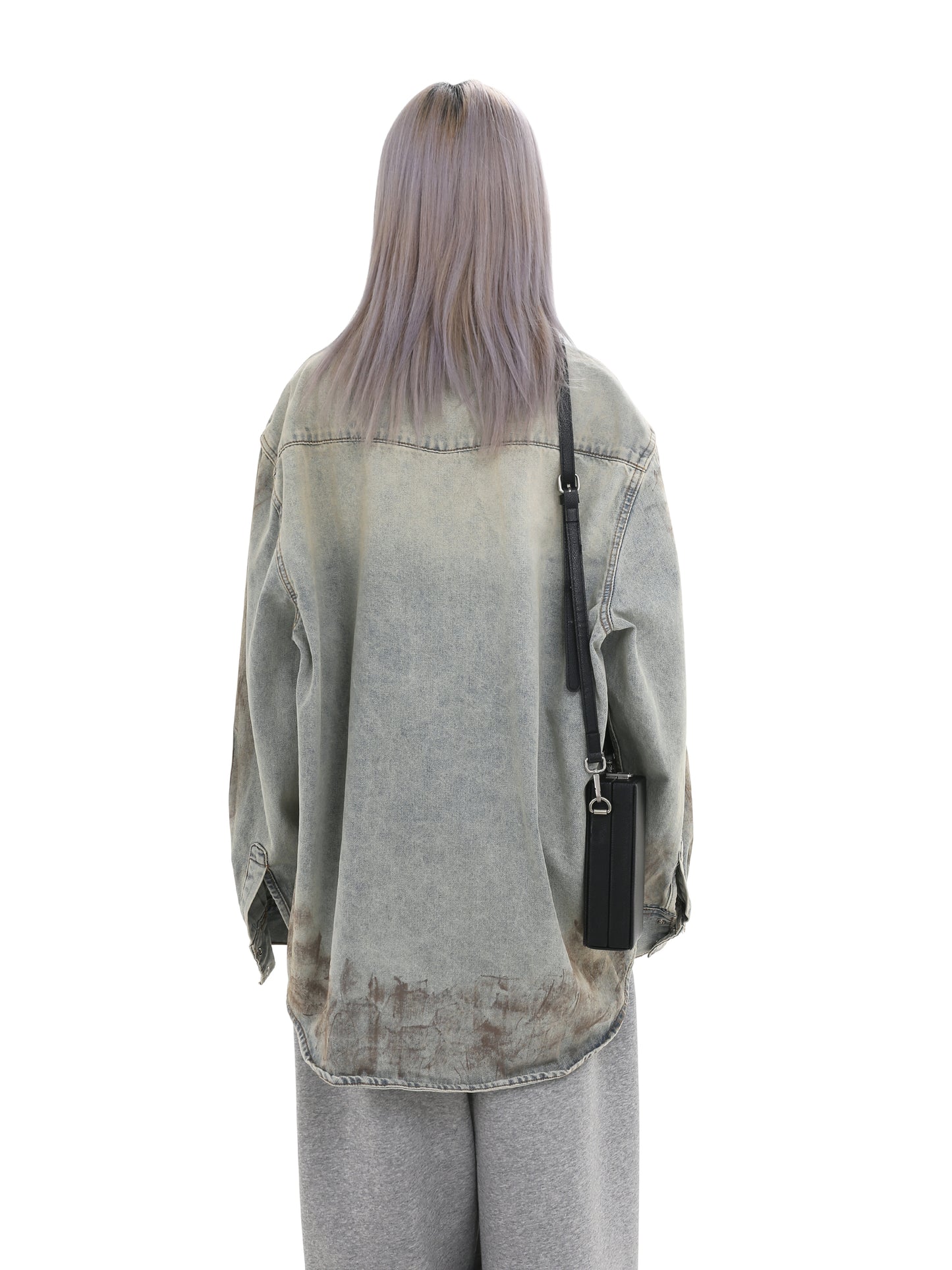 Dirty Mud Dyed Denim Shirt