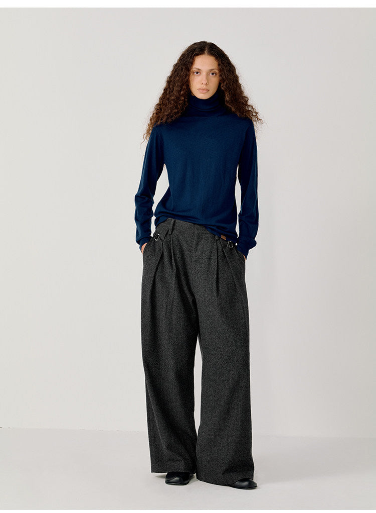 Merino Wool Turtleneck Sweater