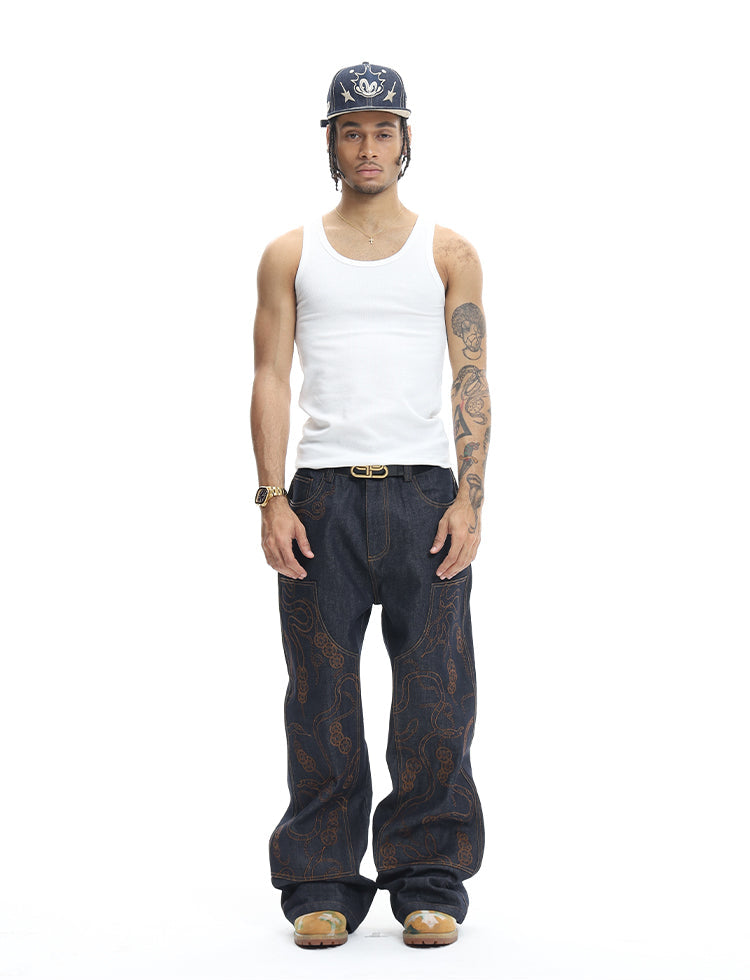 Original cow collar jeans