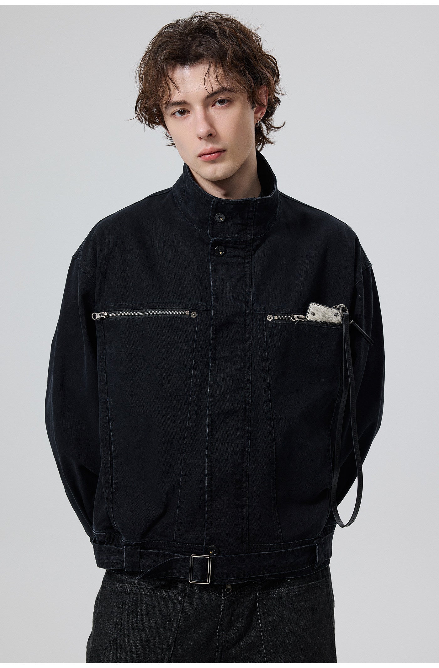 Stand Collar Harrington Jacket