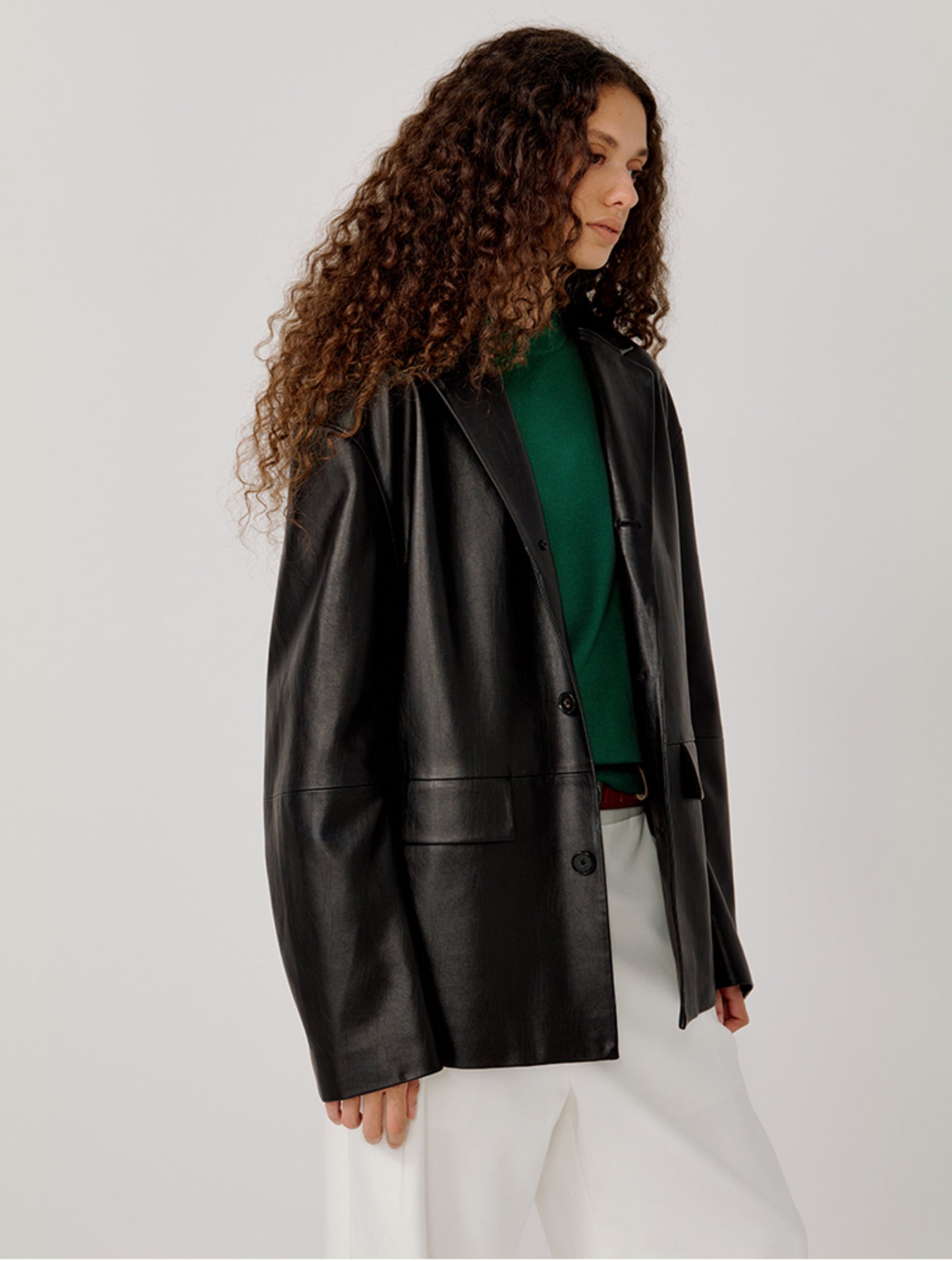 Vintage Eco Leather Jacket