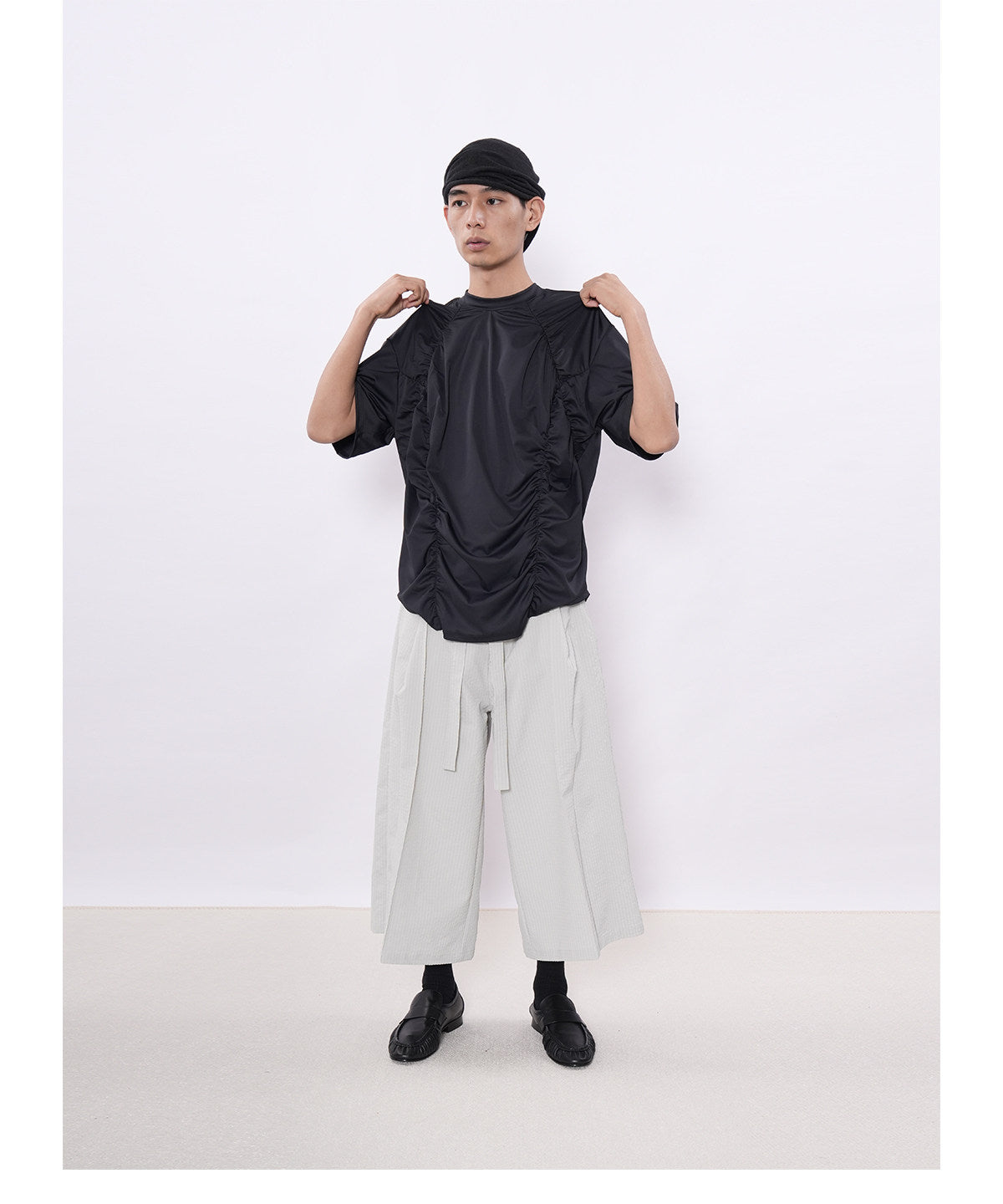 Pleated Workout T-Shirt
