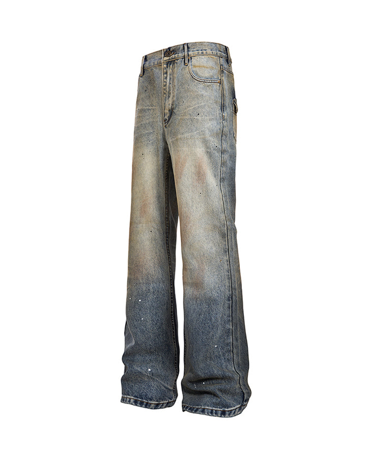 Gradient Ink Splash Jeans