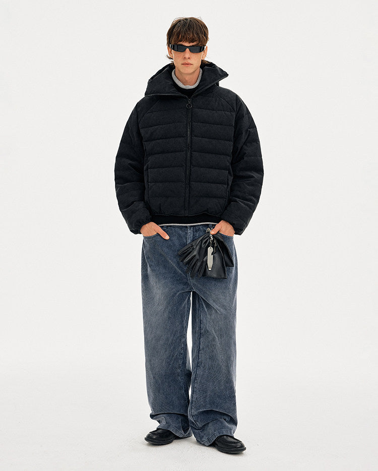 Casual Down Jacket with Hood