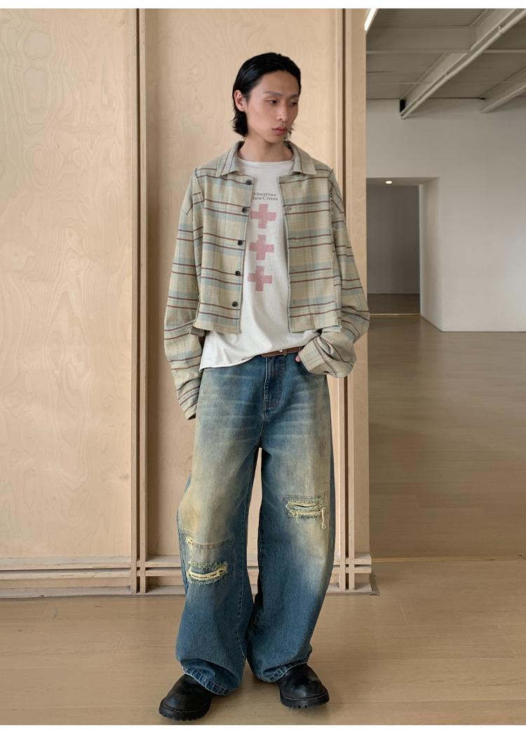 Box cut silhouette shirt