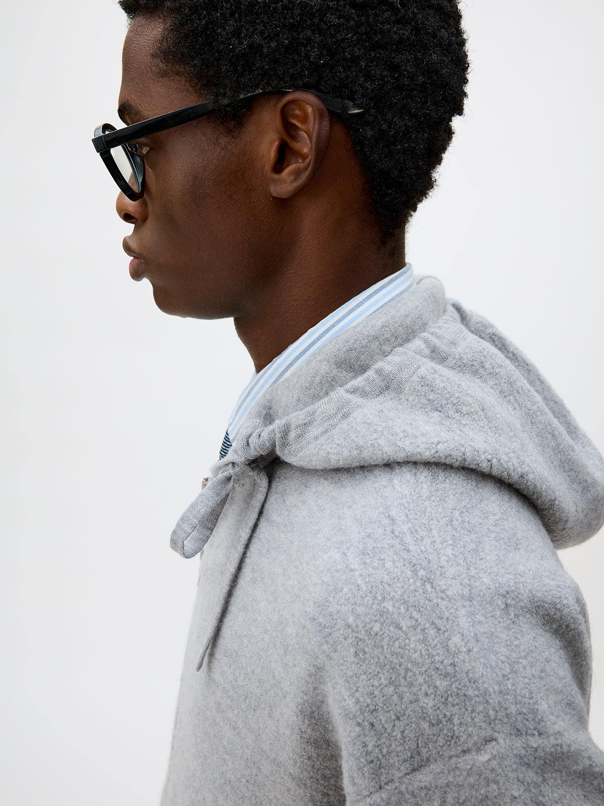 Zip-Up Hooded Cardigan