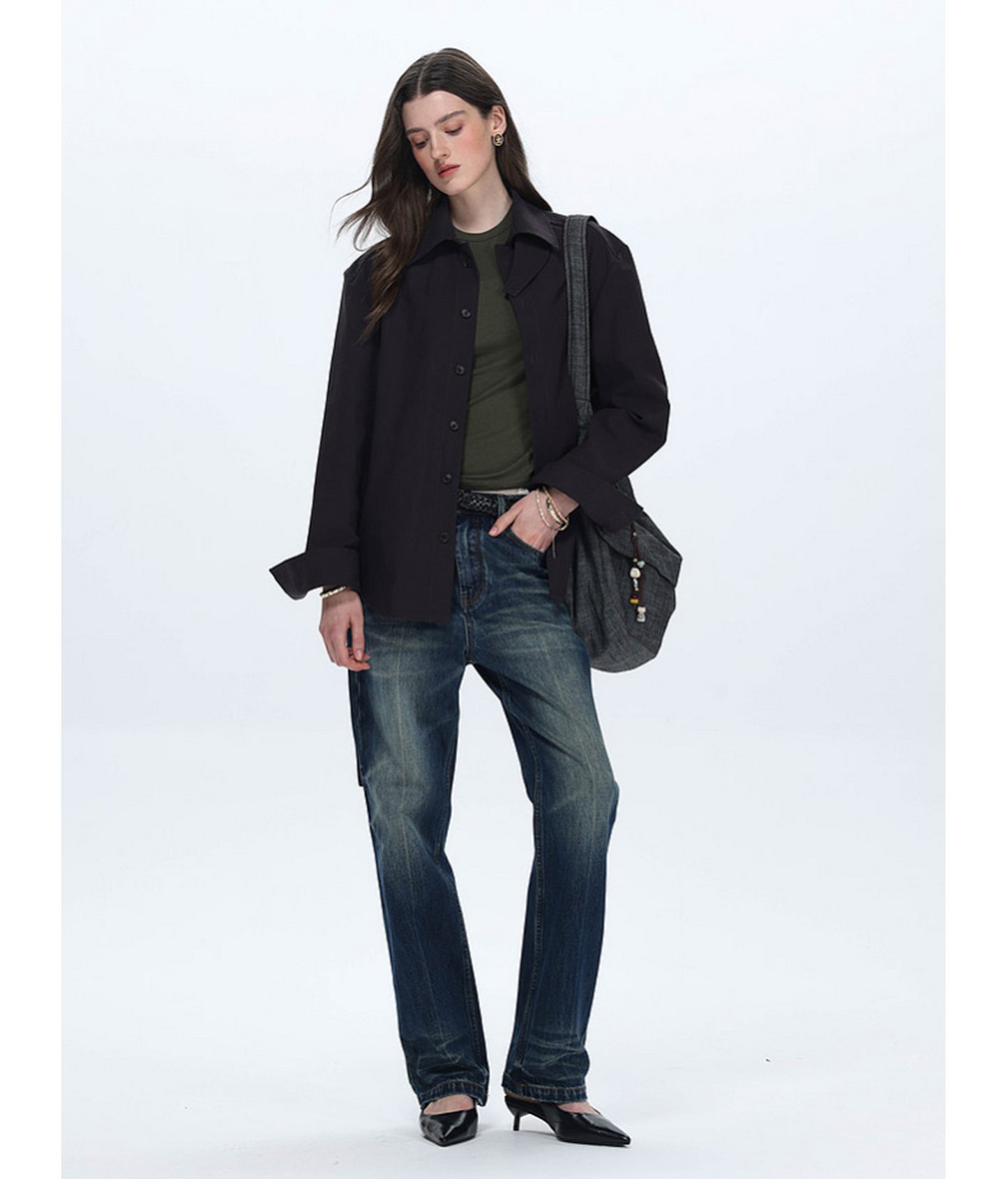 Maxi Flap Shoulder Bag