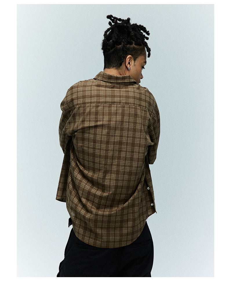 Plaid pocket shirt