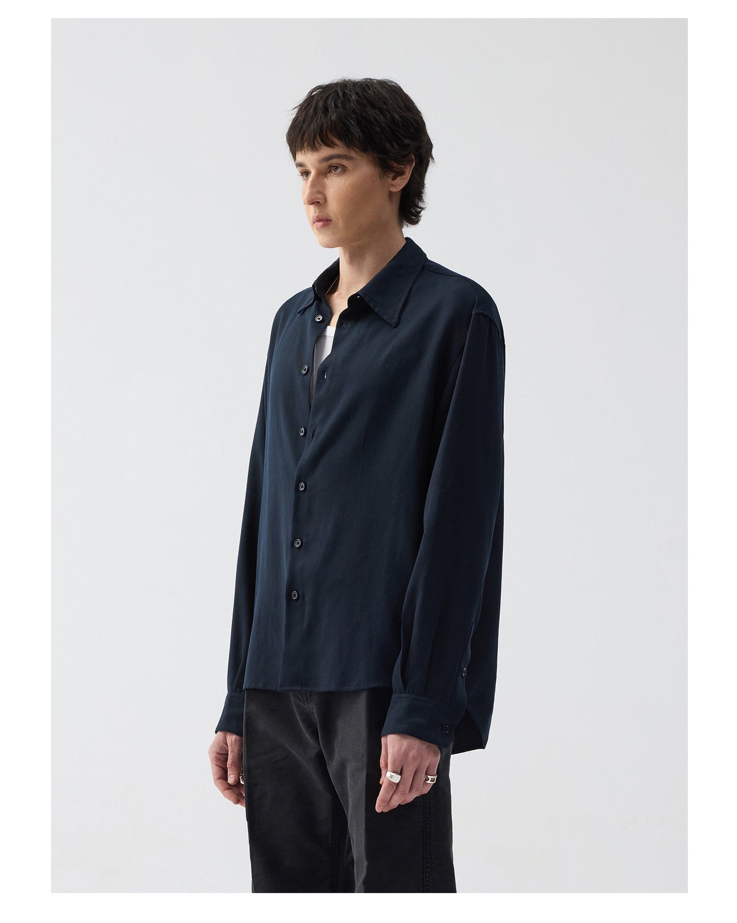 Simple Shirt in Twill Tencel