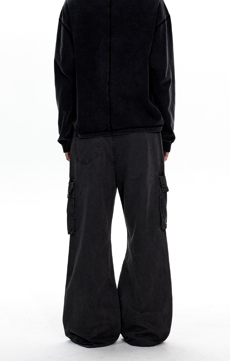 Multi-Pocket Pleated Cargo Pants