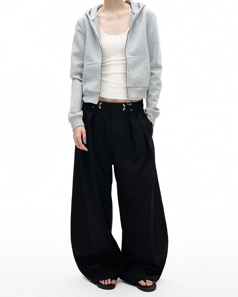 Retro Stripe Casual Pants