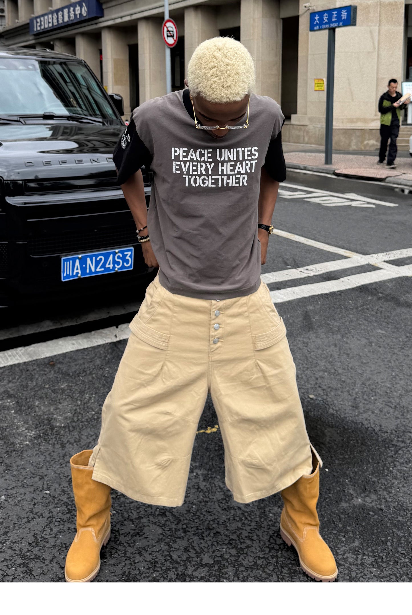 Round-Neck Oversized T-Shirt
