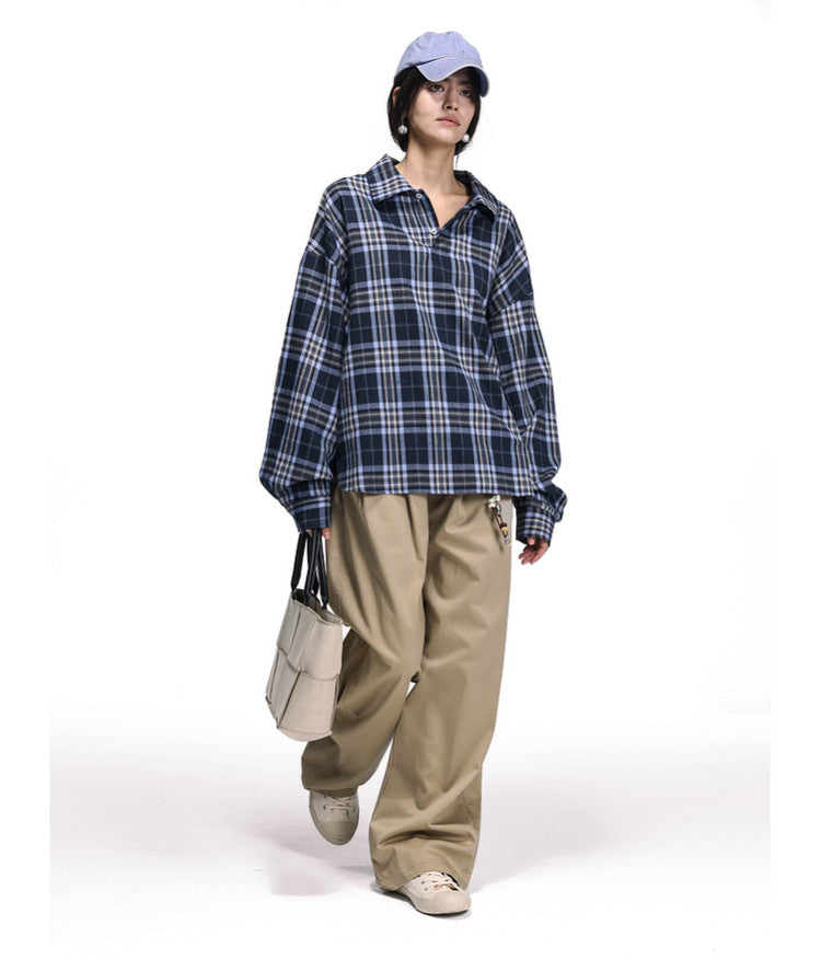 Unisex Open-Neck Shirt