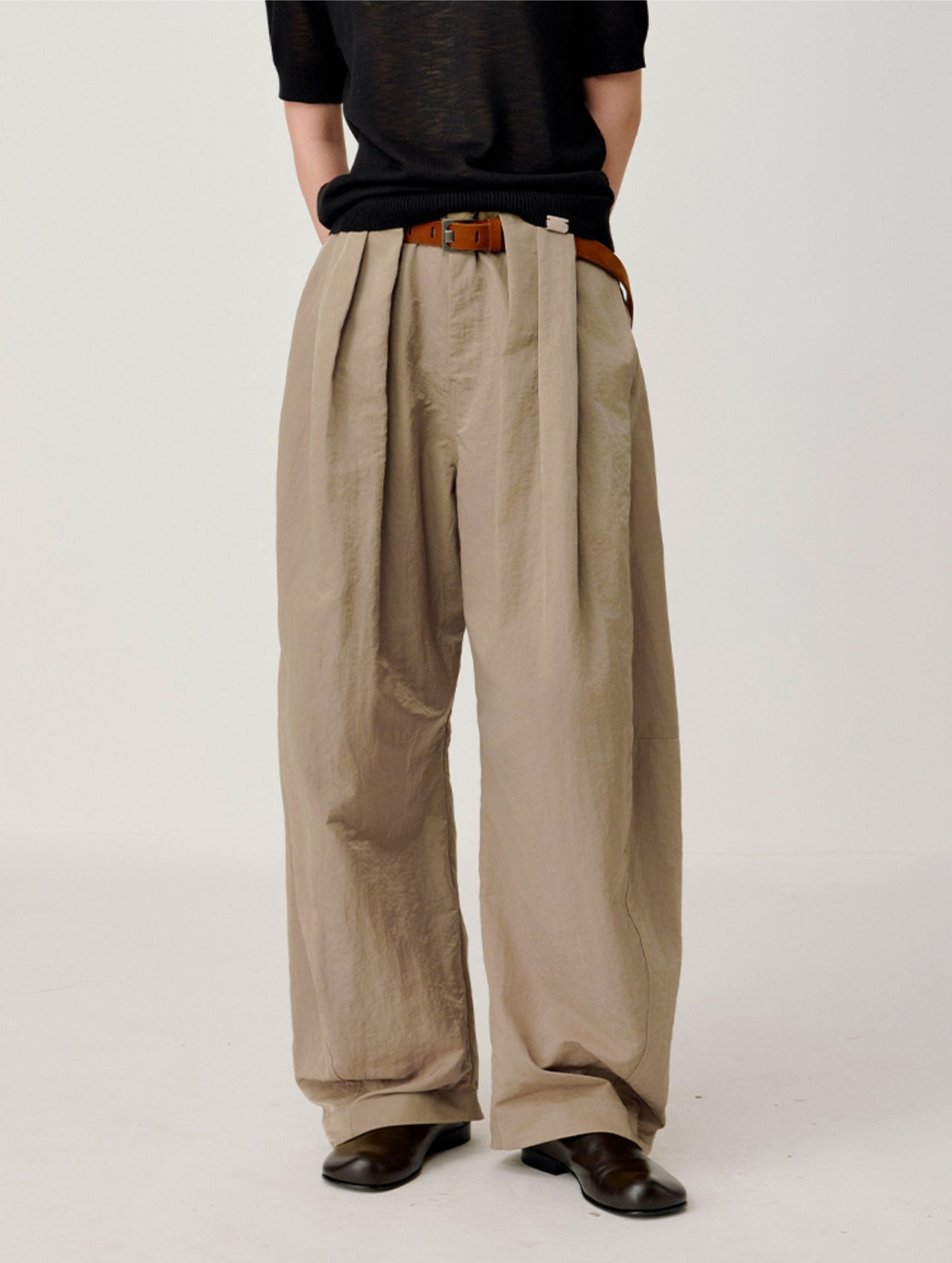 Pleated Waist Casual Pants