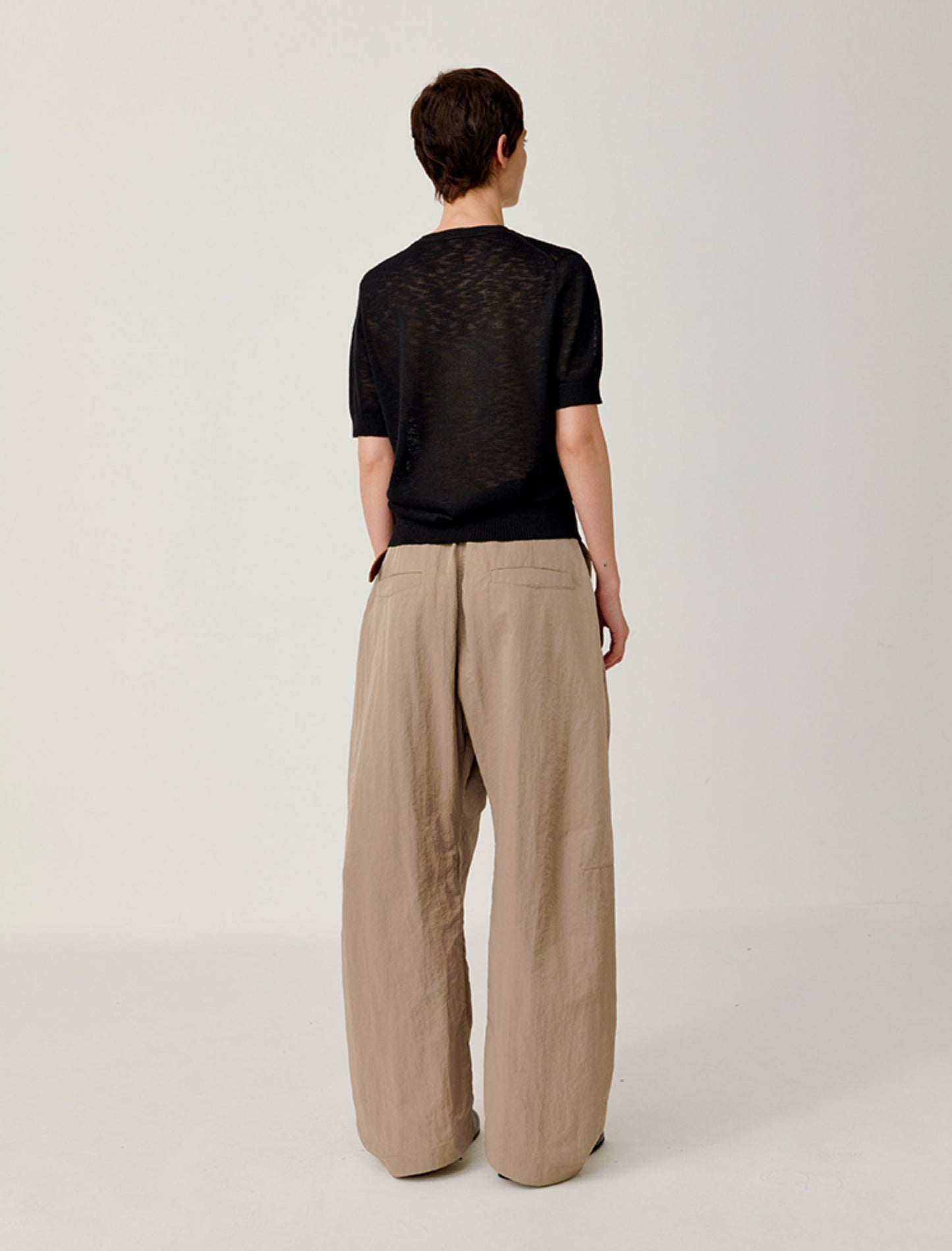 Pleated Waist Casual Pants