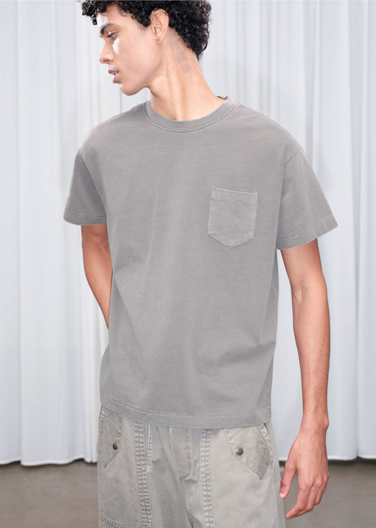 Vintage-Style Fitted T-Shirt