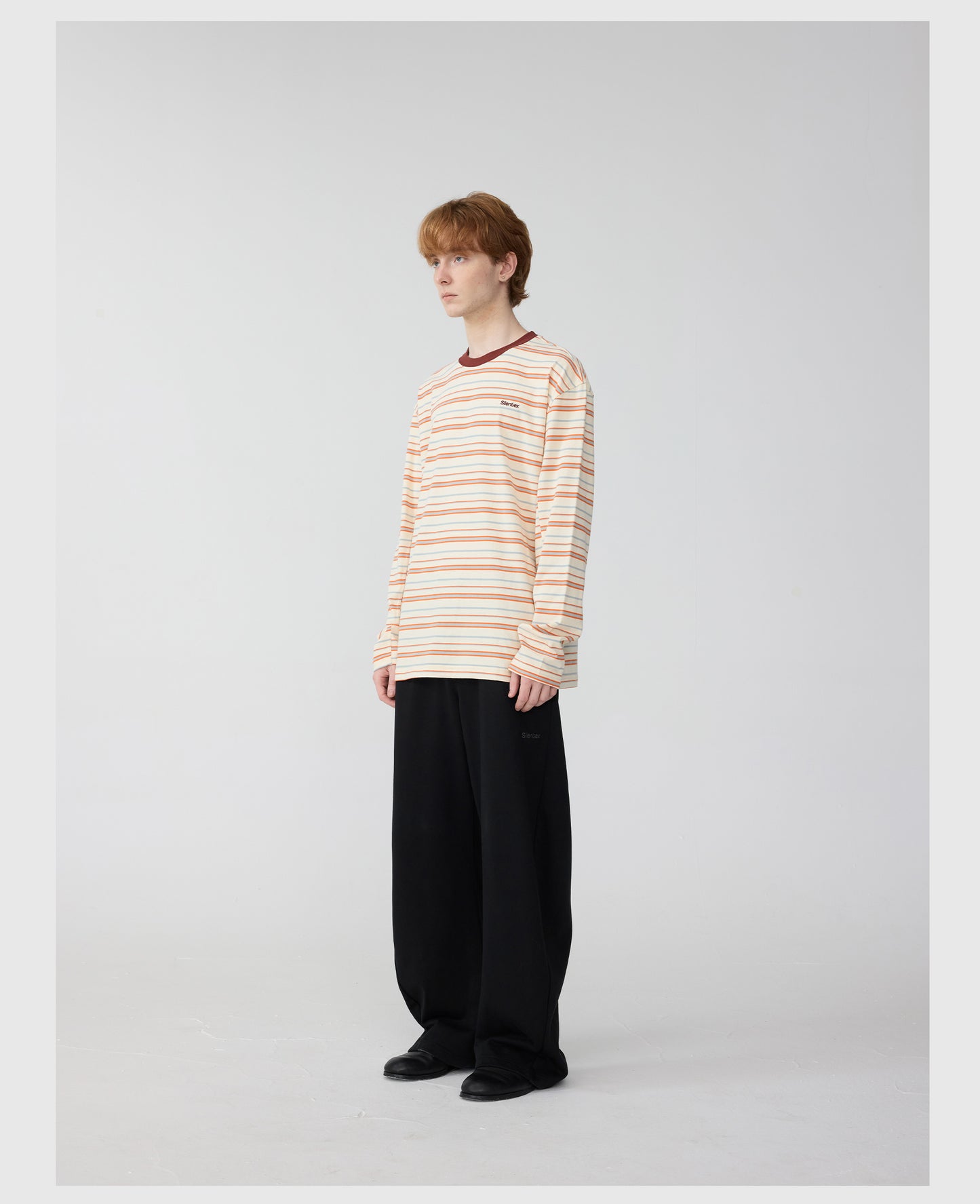 Contrast Color Round Neck T-Shirt