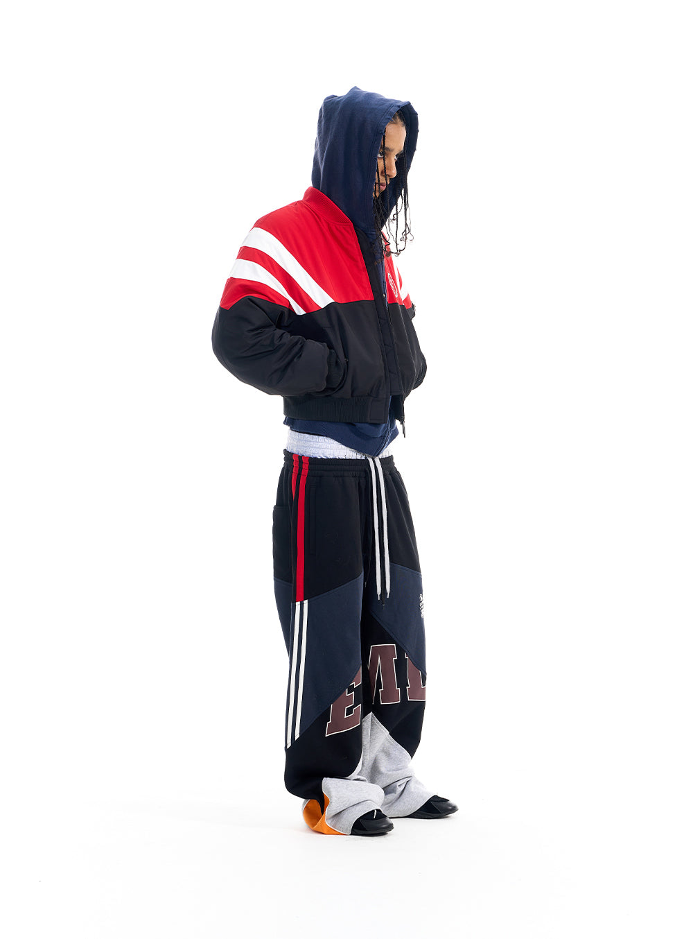 Color Block Bomber Jacket