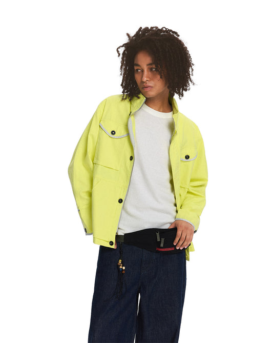 Stand-Up Collar Hooded Zipper Jacket