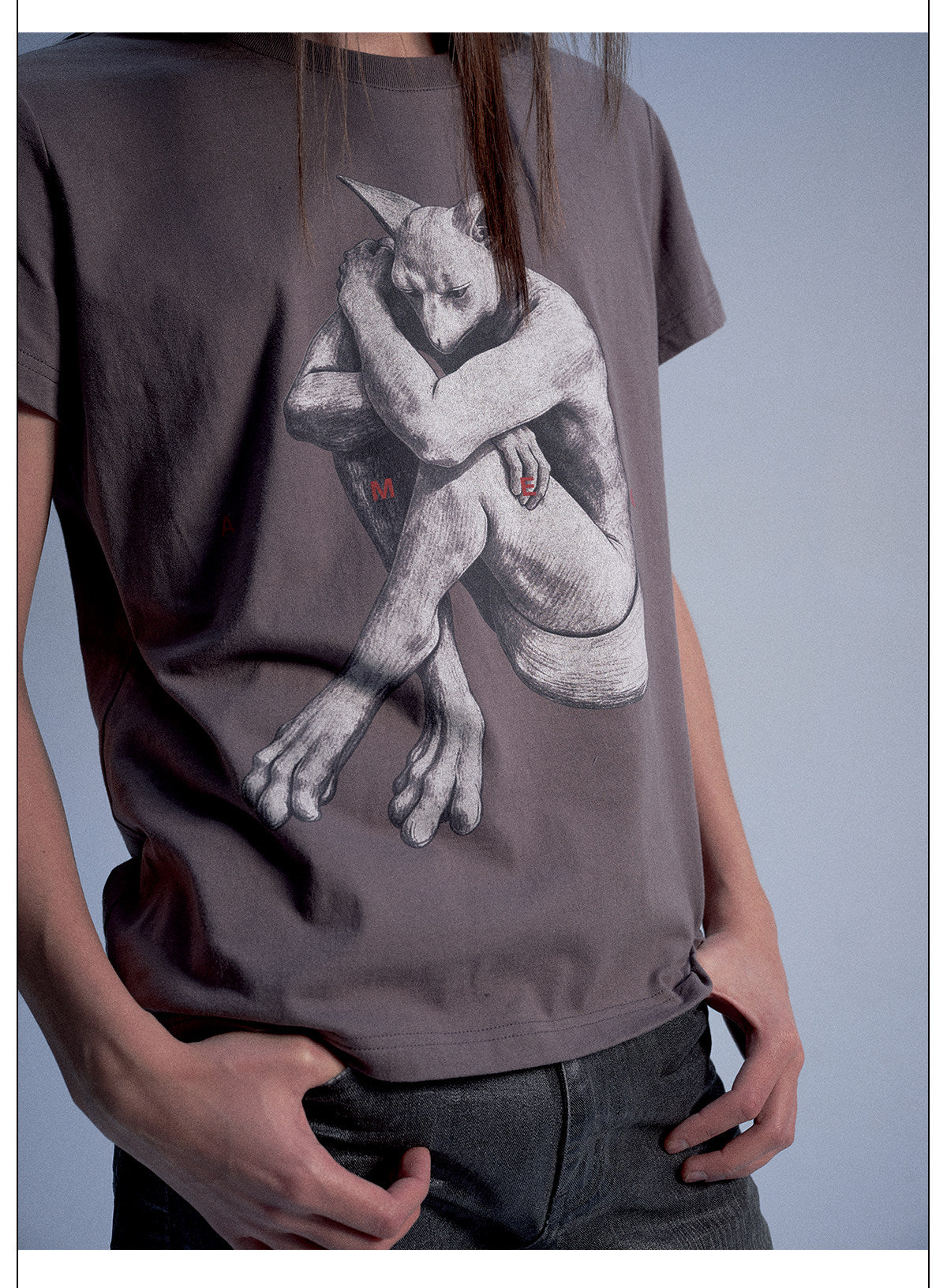Vintage-Style Crew Neck Loose-Fit Casual T-Shirt