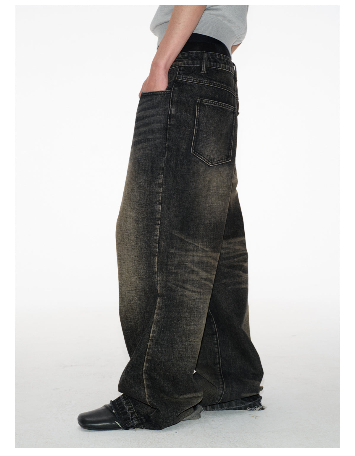 Vintage Low Crotch Jeans