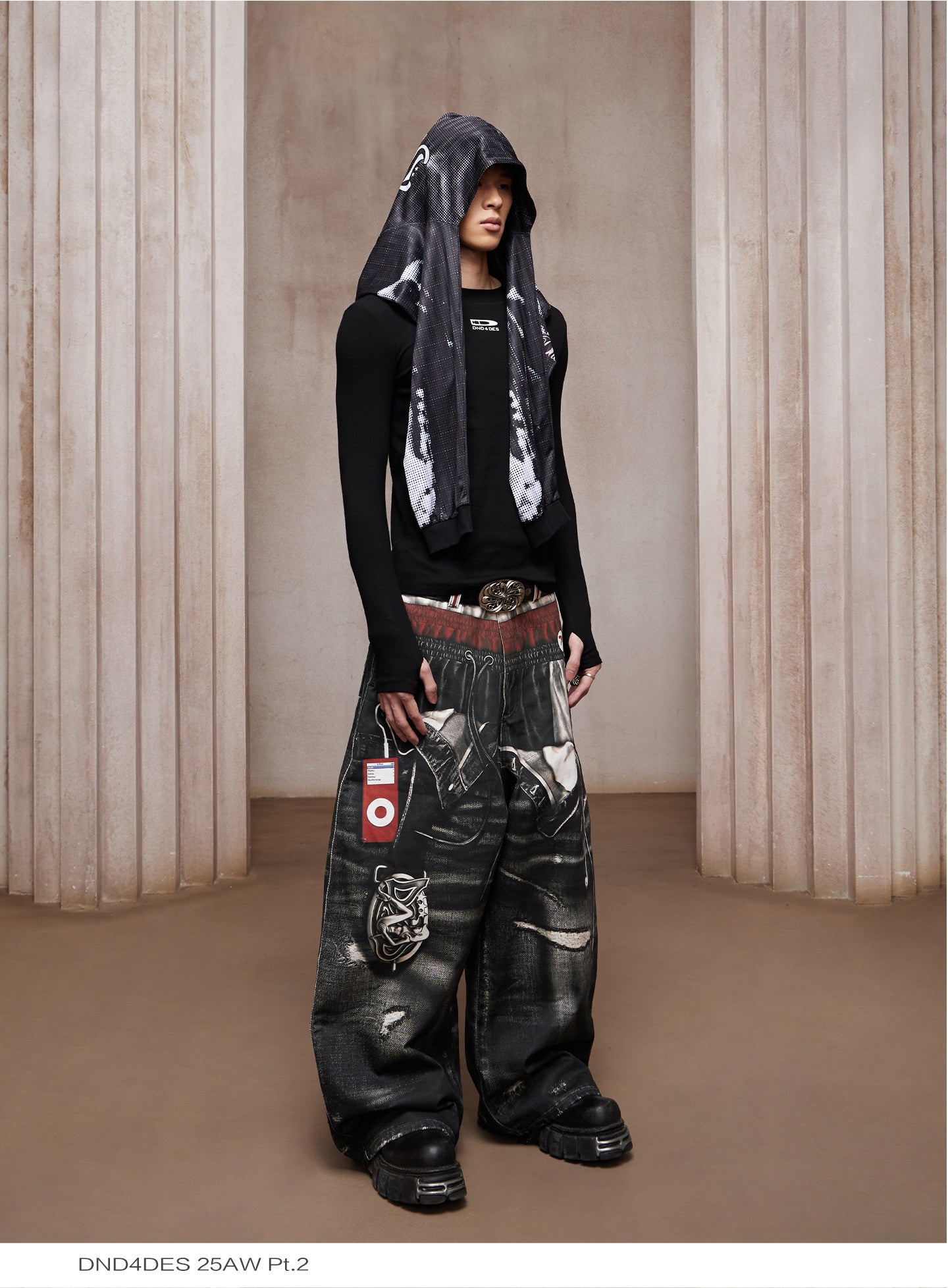 Original 3D-Printed Denim Pants