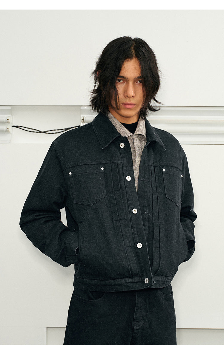 Raw Edge Low Cow Denim Jacket