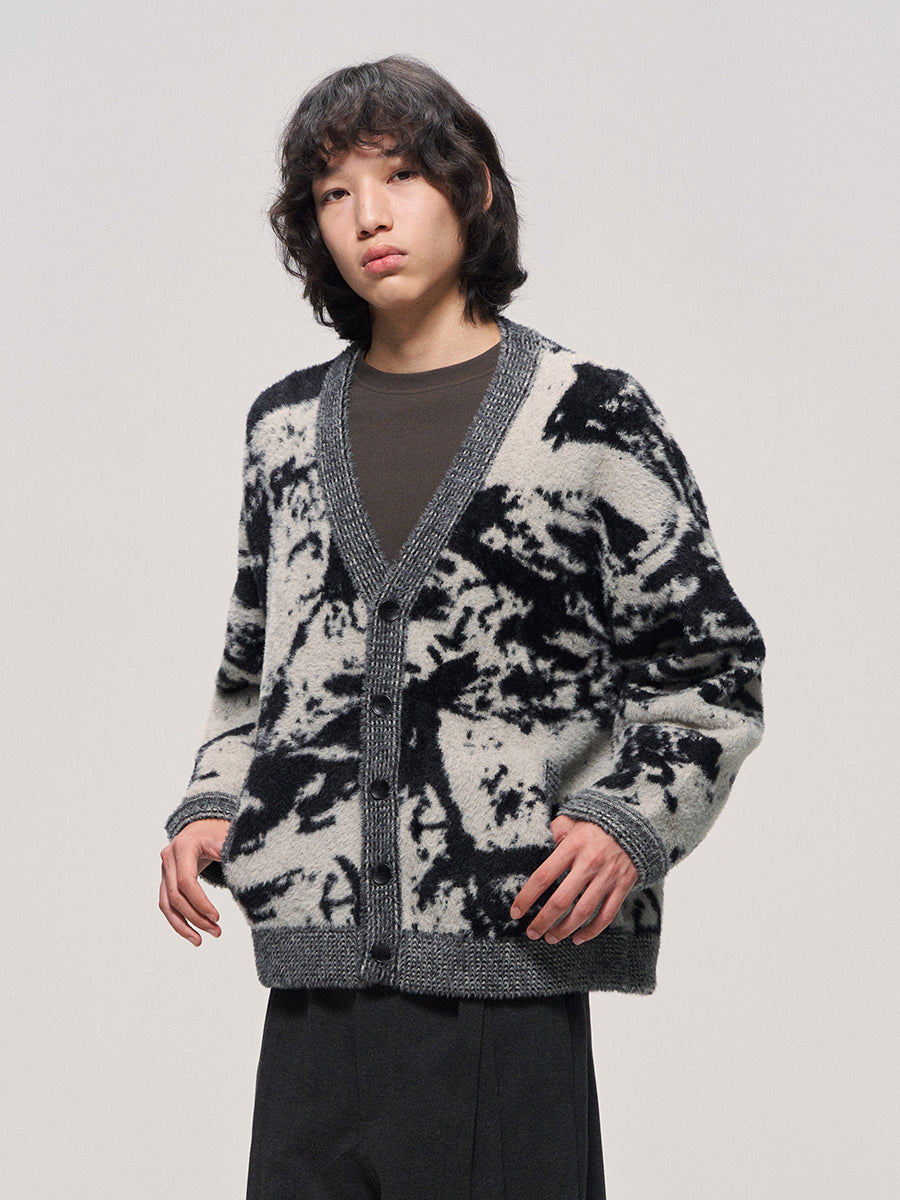 Faux Mink Fur Thick Cardigan