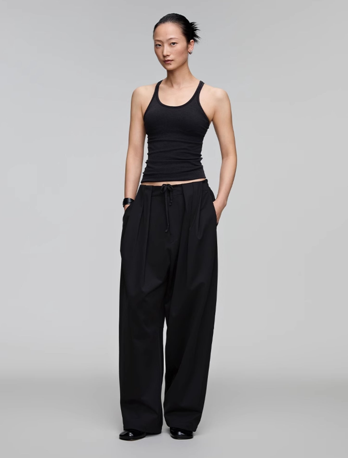 Double Pleated Sweatpants